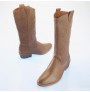 Bottes esprit western dessus cuir