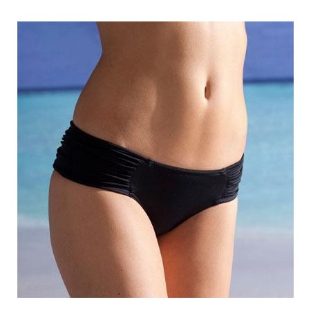 Culotte taille basse uni noir bain séparable