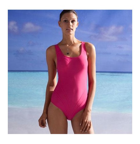 Maillot de bain 1 pièce lignes amincissantes