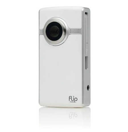 Flip Video Ultra - Caméscope 4 Go (coloris blanc/gris)