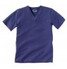 T-shirt en coton biologique col V manches courtes 8 coloris