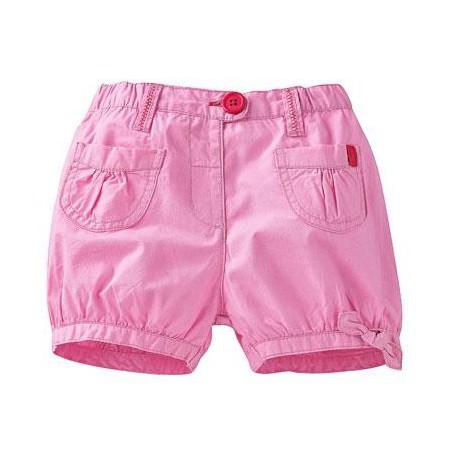 Short popeline bébé fille