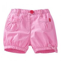 Short popeline bébé fille